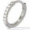 Annoushka 18CT DUSTY DIAMONDS WG HOOP WHITE GOLD Earrings