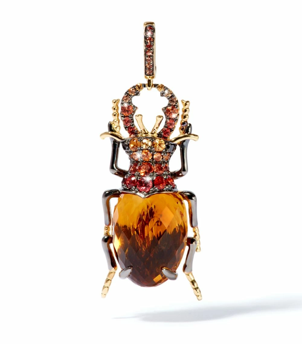 Annoushka 18KT GOLD CITRINE BEETLE CHARM YELLOW GOLD Charms 3 Annoushka 18KT GOLD CITRINE BEETLE CHARM YELLOW GOLD Charms