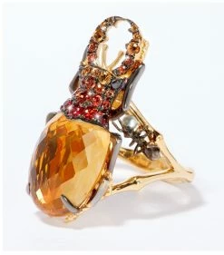 Annoushka 18KT GOLD CITRINE BEETLE RING YELLOW GOLD Rings