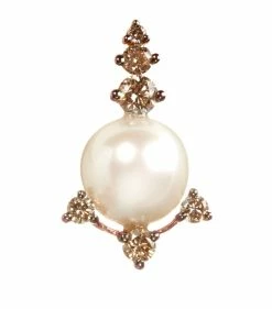 Annoushka Diamond And Pearl Stud Earring GOLD Earrings