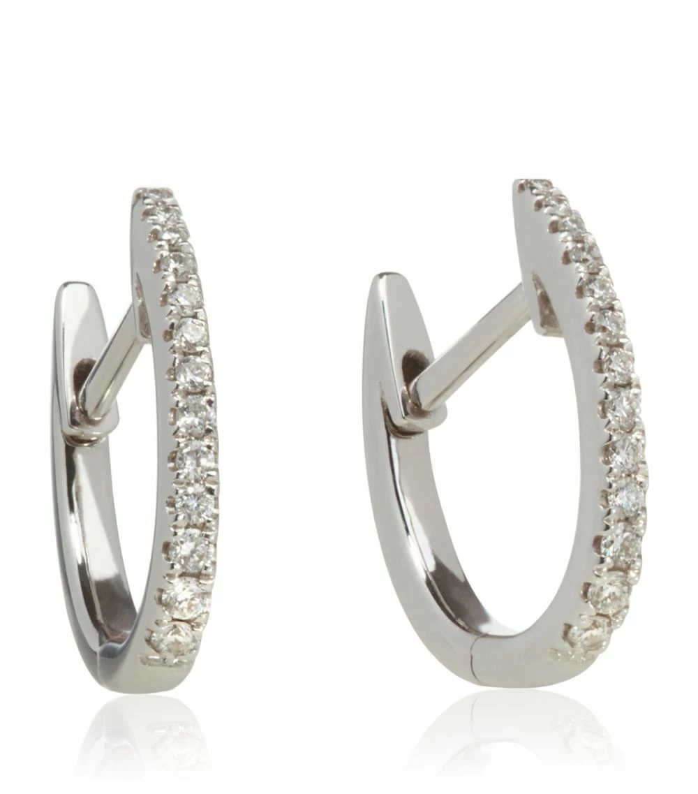 Annoushka Eclipse Hoop Earrings WHITE GOLD 3 Annoushka Eclipse Hoop Earrings WHITE GOLD