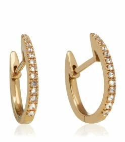 Annoushka Eclipse Hoop Earrings YELLOW GOLD