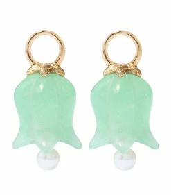 Annoushka Jade Tulip Earring Drops YELLOW GOLD Rings