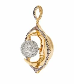 Annoushka Online Shop -Annoushka Online Shop annoushka mixed gold and diamond mythology spinning moon charm 16116556 30241328 1000