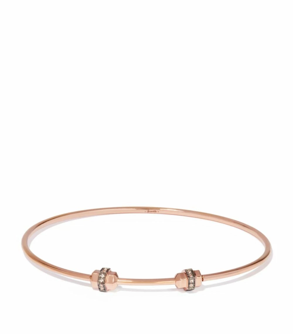Annoushka Rose Gold and Sapphire Mythology Charm Bangle (Small/Medium) Bracelets 3 Annoushka Rose Gold and Sapphire Mythology Charm Bangle (Small/Medium) Bracelets