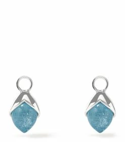Annoushka White Gold and Aquamarine Earring Drops WHITE GILD Earrings