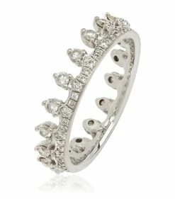 Annoushka White Gold Crown Ring SILVER Rings