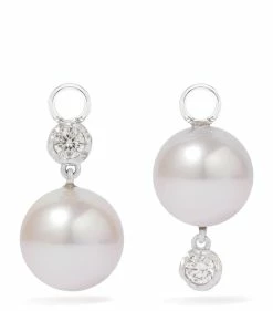 Annoushka White Gold, Diamond and Pearl Earrings