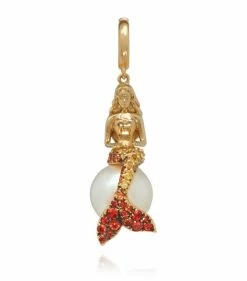 Annoushka x The Vampire's Wife Yellow Gold Mermaids Charm Charms