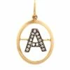 Annoushka Yellow Gold and Diamond Initial A Pendant Pendants -Annoushka Online Shop annoushka yellow gold and diamond initial a pendant 15099300 25940922 1000