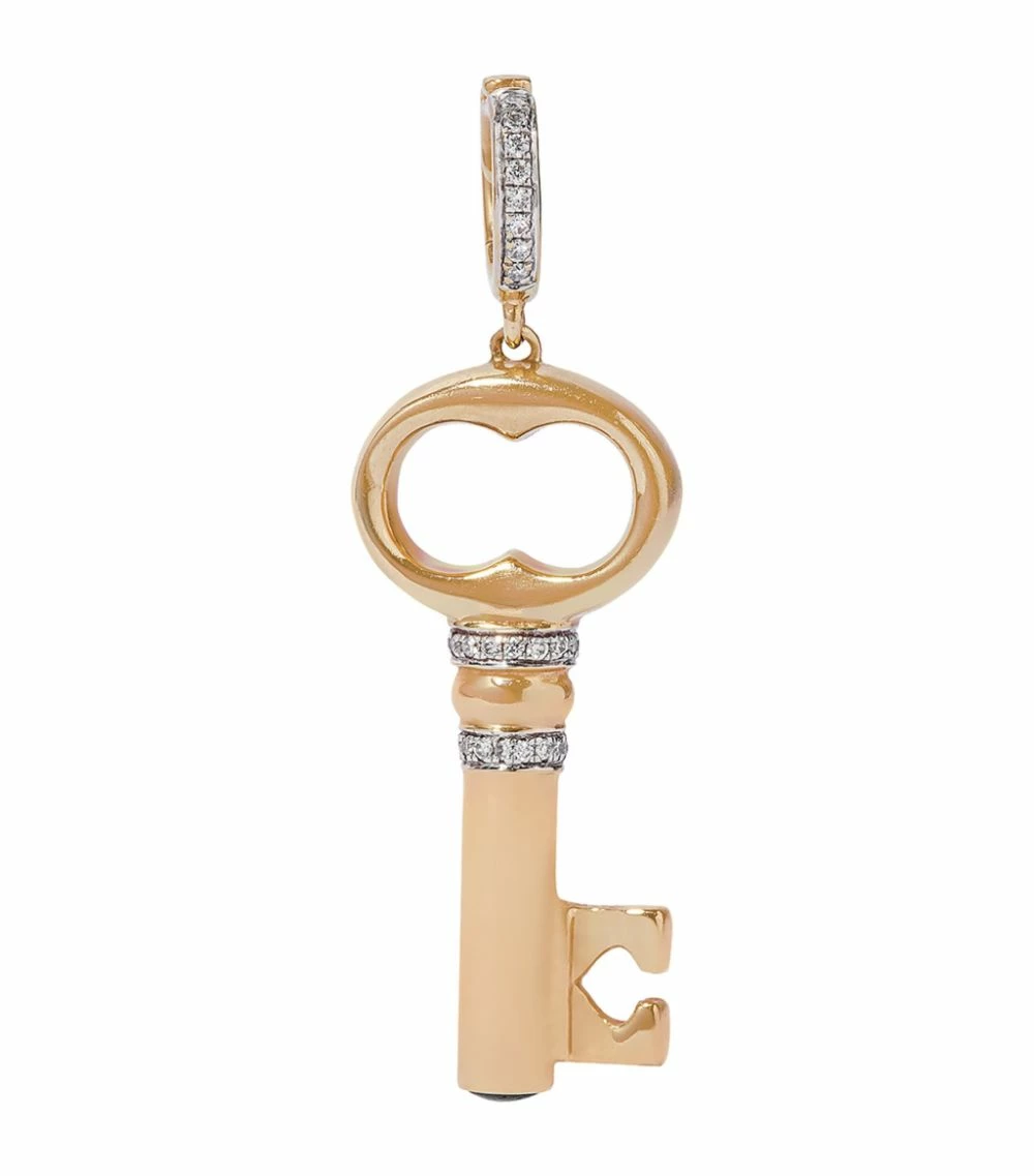 Annoushka Yellow Gold and Diamond Key Charm Charms 3 Annoushka Yellow Gold and Diamond Key Charm Charms