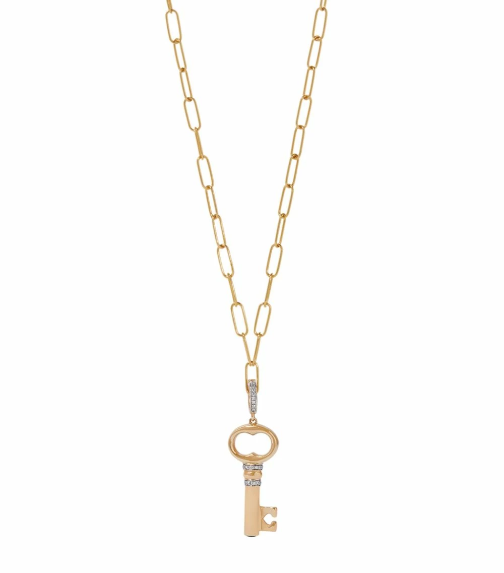 Annoushka Yellow Gold and Diamond Key Charm Charms 4 Annoushka Yellow Gold and Diamond Key Charm Charms - Image 2