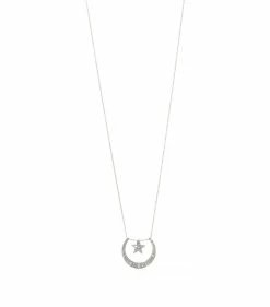 Annoushka Yellow Gold and Diamond Lunar Necklace WHITE GOLD Necklaces