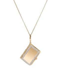 Annoushka Yellow Gold and Diamond Mythology Book Locket Charm Charms -Annoushka Online Shop annoushka yellow gold and diamond mythology book locket charm 17479043 36337341 1000