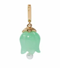 Annoushka Yellow Gold and Jade Tulip Charm Charms