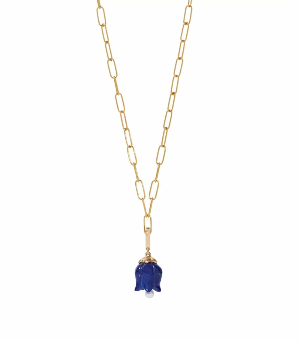 Annoushka Yellow Gold and Lapis Tulip Charm Charms 5 Annoushka Yellow Gold and Lapis Tulip Charm Charms - Image 3