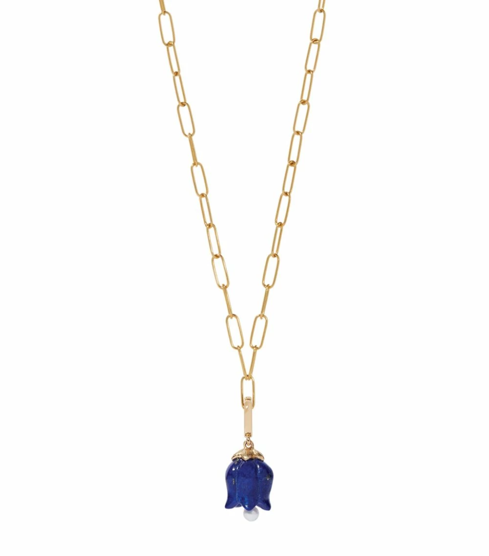 Annoushka Yellow Gold and Lapis Tulip Charm Charms 4 Annoushka Yellow Gold and Lapis Tulip Charm Charms - Image 2