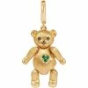 Annoushka Yellow Gold, Diamond and Emerald Mythology Teddy Bear Locket Charm Charms -Annoushka Online Shop annoushka yellow gold diamond and emerald mythology teddy bear locket charm 17471204 36345385 1000