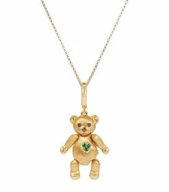 Annoushka Yellow Gold, Diamond and Emerald Mythology Teddy Bear Locket Charm Charms 12 Annoushka Yellow Gold, Diamond and Emerald Mythology Teddy Bear Locket Charm Charms -Annoushka Online Shop annoushka yellow gold diamond and emerald mythology teddy bear locket charm 17471204 36345386 1000