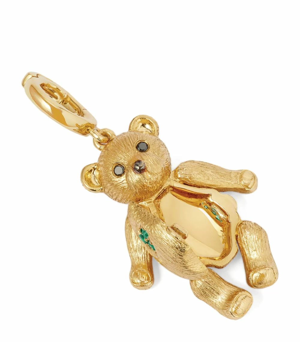 Annoushka Yellow Gold, Diamond and Emerald Mythology Teddy Bear Locket Charm Charms 5 Annoushka Yellow Gold, Diamond and Emerald Mythology Teddy Bear Locket Charm Charms - Image 3