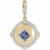 Annoushka Yellow Gold, Diamond and Tanzanite Lovelocket Birthstone Charm Charms -Annoushka Online Shop annoushka yellow gold diamond and tanzanite lovelocket birthstone charm 17735794 37208495 1000