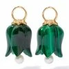 Annoushka Yellow Gold, Malachite and Pearl Tulip Earrings -Annoushka Online Shop annoushka yellow gold malachite and pearl tulip earrings 14868677 24321980 1000