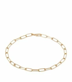 Annoushka Yellow Gold Mini Cable Chain Bracelet (18cm) Bracelets