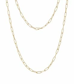 Annoushka Yellow Gold Short Mini Cable Chain Necklace Necklaces