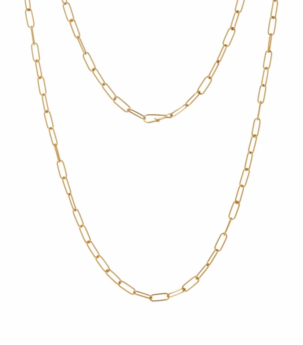 Annoushka Yellow Gold Short Mini Cable Chain Necklace Necklaces 3 Annoushka Yellow Gold Short Mini Cable Chain Necklace Necklaces