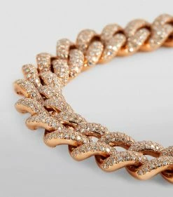 SHAY Rose Gold and Diamond Essentials Pavé Link Necklace WHITE Necklaces -Annoushka Online Shop shay rose gold and diamond essentials pave link necklace 16361322 31359149 1000