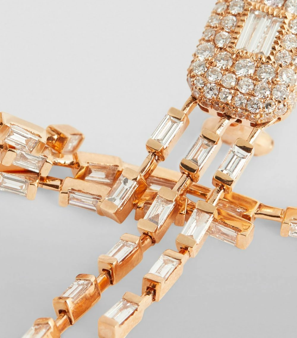 SHAY Rose Gold and Diamond New Modern Earrings 5 SHAY Rose Gold and Diamond New Modern Earrings - Image 3