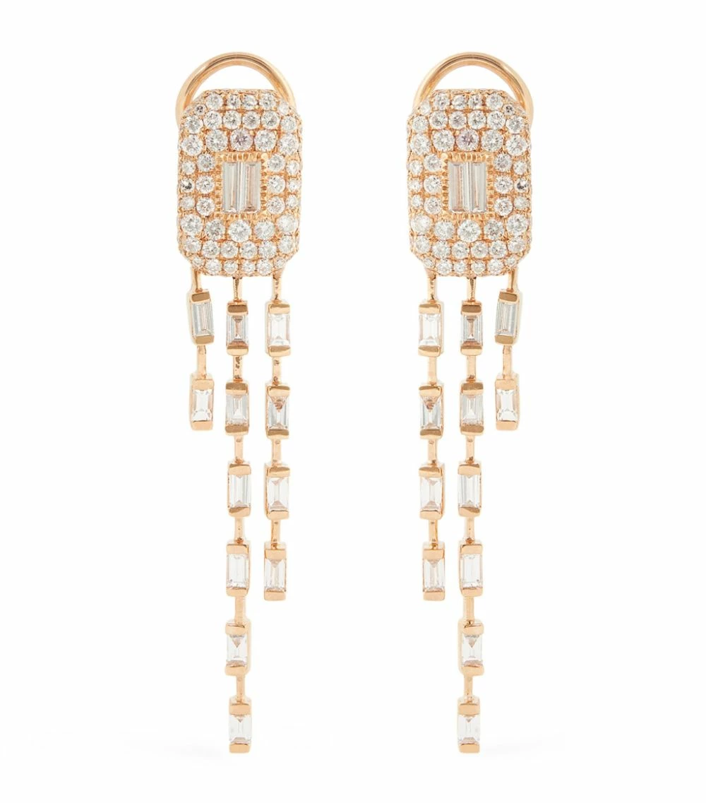 SHAY Rose Gold and Diamond New Modern Earrings 3 SHAY Rose Gold and Diamond New Modern Earrings