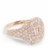 SHAY Rose Gold and Diamond New Modern Pave Pinky Ring (Size 3.5) RG/WD Rings -Annoushka Online Shop shay rose gold and diamond new modern pave pinky ring size 3 5 14868989 25390770 1000