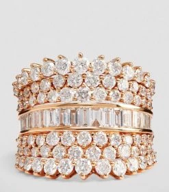 SHAY Rose Gold and Diamond Spirals & Scales Ring (Size 7) RG Rings -Annoushka Online Shop shay rose gold and diamond spirals scales ring size 7 16940846 33691658 1000