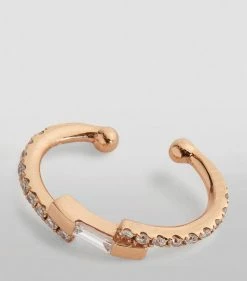 SHAY Rose Gold and Diamond Sticks & Stones Ear Cuff RSE GOLD DIA Earrings -Annoushka Online Shop shay rose gold and diamond sticks stones ear cuff 15256481 36894182 1000