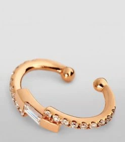 SHAY Rose Gold and Diamond Sticks & Stones Ear Cuff RSE GOLD DIA Earrings -Annoushka Online Shop shay rose gold and diamond sticks stones ear cuff 15256481 36894187 1000