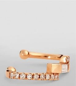 SHAY Rose Gold and Diamond Sticks & Stones Ear Cuff RSE GOLD DIA Earrings -Annoushka Online Shop shay rose gold and diamond sticks stones ear cuff 15256481 36894189 1000