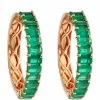 Rose Gold and Emerald Shay Basics Hoop Earrings RG/GREEN 2 Rose Gold and Emerald Shay Basics Hoop Earrings RG/GREEN -Annoushka Online Shop shay rose gold and emerald shay basics hoop earrings 16852368 33349142 1000
