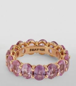 SHAY Rose Gold and Sapphire Basics Eternity Ring (Size 6) RG/PINK Rings -Annoushka Online Shop shay rose gold and sapphire basics eternity ring size 6 17225861 34898065 1000