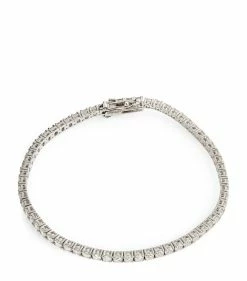 SHAY White Gold and Diamond Basics Tennis Bracelet WG Bracelets