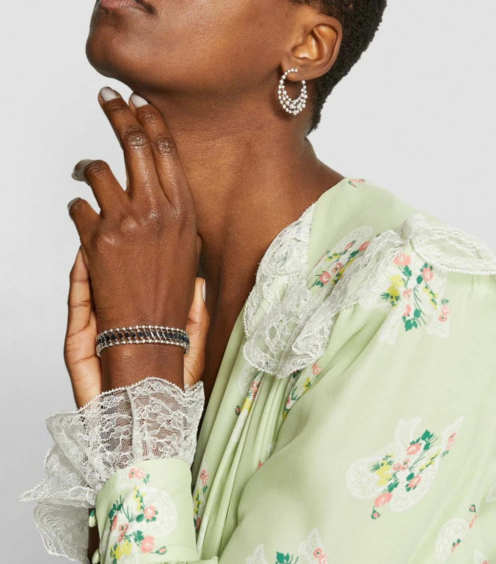 SHAY White Gold and Diamond Boho Swirl Earrings 6 SHAY White Gold and Diamond Boho Swirl Earrings - Image 4