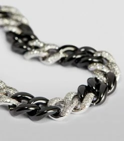 SHAY White Gold and Diamond Links Bracelet WG/BLACK Bracelets -Annoushka Online Shop shay white gold and diamond links bracelet 16792235 33096579 1000