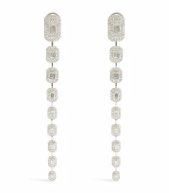 SHAY White Gold and Diamond New Modern Earrings