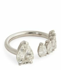 SHAY White Gold and White Diamond Ice Ring (Size 6) Rings
