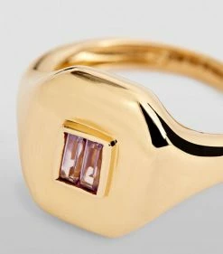 SHAY Yellow Gold and Amethyst Pinky Ring PURPLE Rings -Annoushka Online Shop shay yellow gold and amethyst pinky ring 17488113 37250790 1000