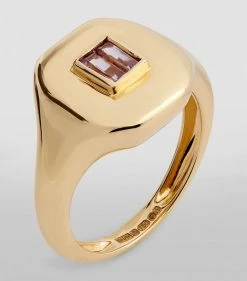 SHAY Yellow Gold and Amethyst Pinky Ring PURPLE Rings -Annoushka Online Shop shay yellow gold and amethyst pinky ring 17488113 37250791 1000