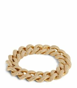 SHAY Yellow Gold and Diamond Jumbo Pavé Links Bracelet Bracelets