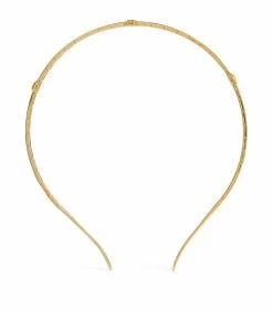 SHAY Yellow Gold and Diamond New Modern Headband YG Headbands