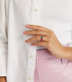 SHAY Yellow Gold Basics Rainbow Eternity Ring (Size 5) YG Rings -Annoushka Online Shop shay yellow gold basics rainbow eternity ring size 5 17433119 35992501 1000