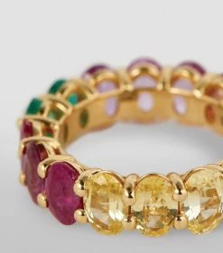 SHAY Yellow Gold Basics Rainbow Eternity Ring (Size 5) YG Rings -Annoushka Online Shop shay yellow gold basics rainbow eternity ring size 5 17433119 35992502 1000